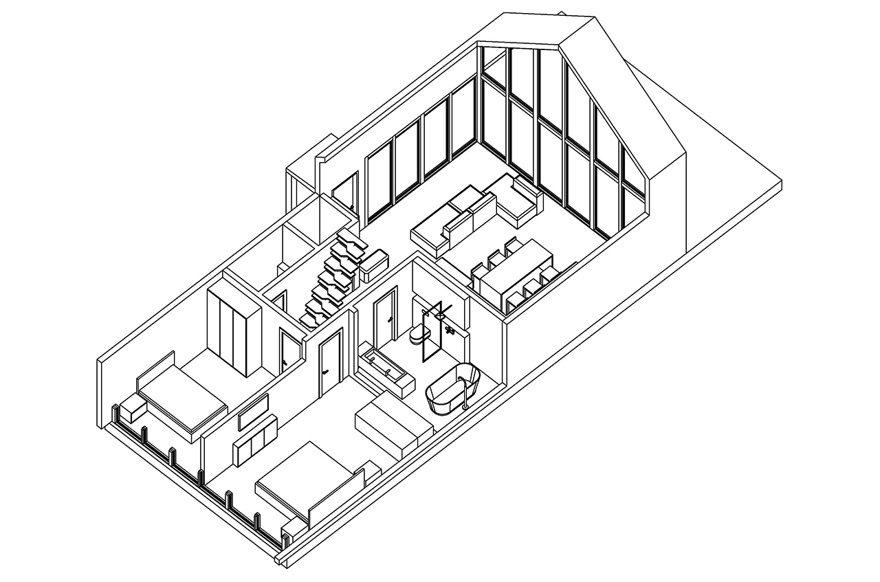 Дом 146 м² на участке 7 сот.